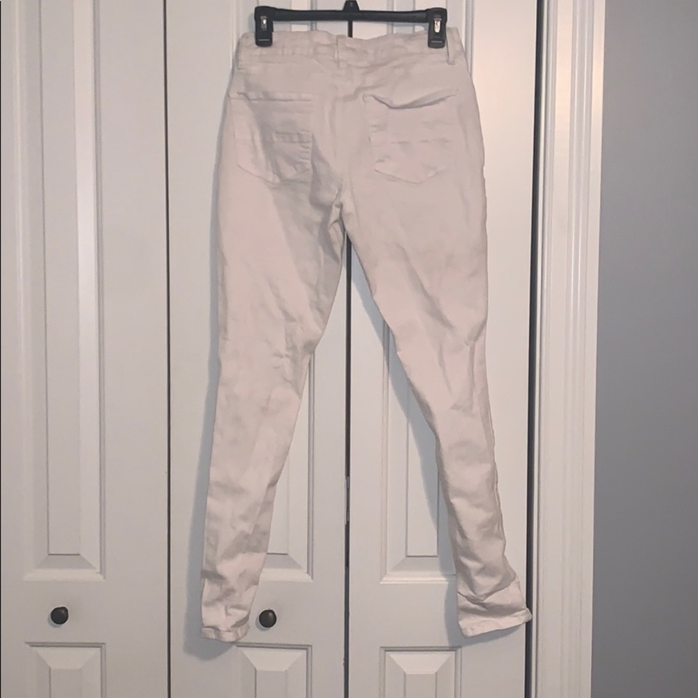 White Ripped Jeans - Picture 5 of 5